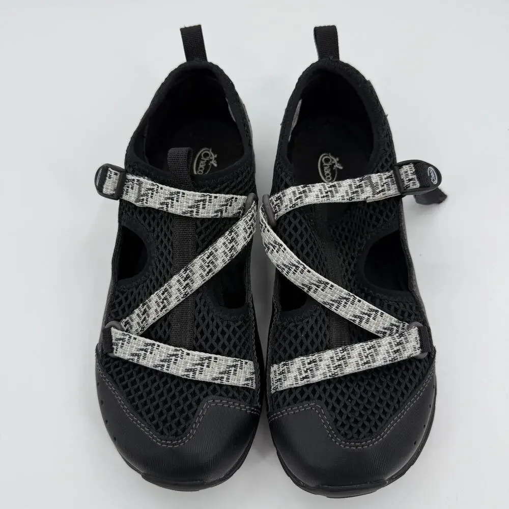 CHACO Kids Black Size 5 Closed Toe Adjustable Water Hiking Outdoor Shoe